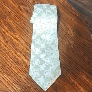 Stafford Essentials Seafoam Green 100%  SIlk tie